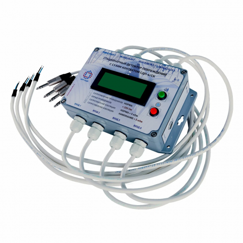 Детектор повреждений стационарный четырехканальный с сухим контактом ДПС-4АМ/СК ГОСТ Р 56380-2021 в Оренбурге