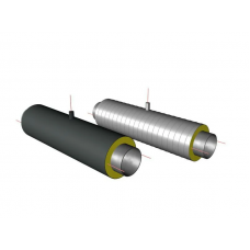 Элементы трубопроводов ППУ ОЦ с выводом кабеля тип 2 09Г2С 32х4х125х0,55х45,95х1000 мм ГОСТ 8732-78
