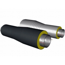 Переход стальной ППУ ПЭ с МЗИ тип 1 Ст3сп 48х3,5х42,3х3,5х1500 мм ГОСТ 3262-75