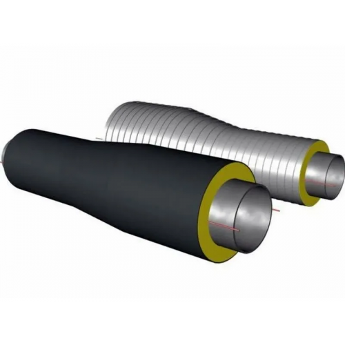 Переход стальной ППУ ПЭ тип 2 Ст20 45х3,5х32х3х1500 мм ГОСТ 8732-78