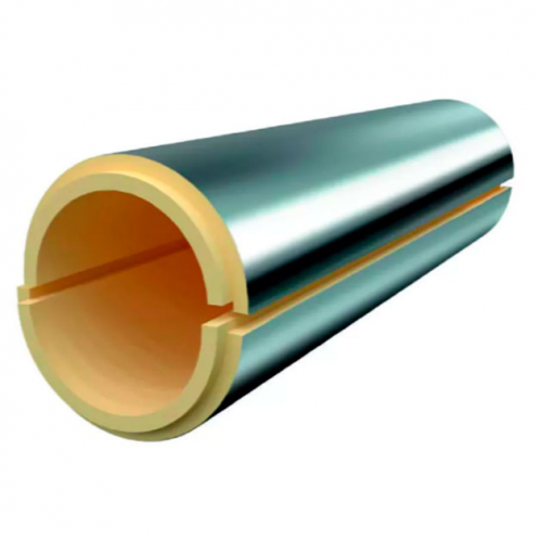 Скорлупа ППУ фольгированная для прямых участков 45х30 мм в Оренбурге